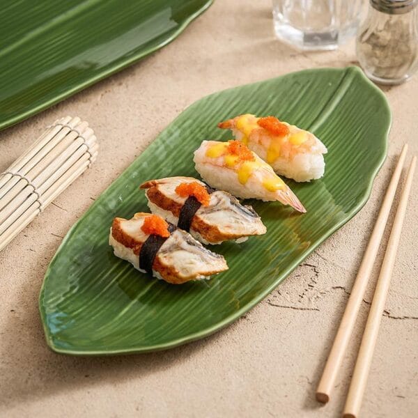 Ceramic Leaf Shaped Plates Custom Wholesale - Image 2