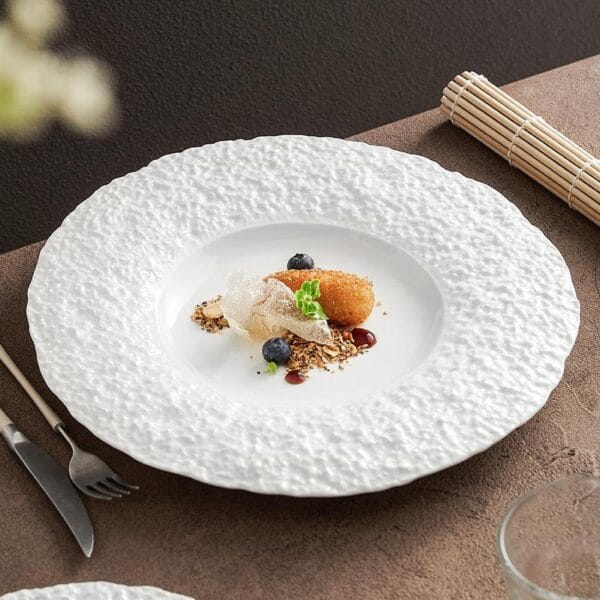 Ceramic Stone Pattern Steak Plate Wholesale