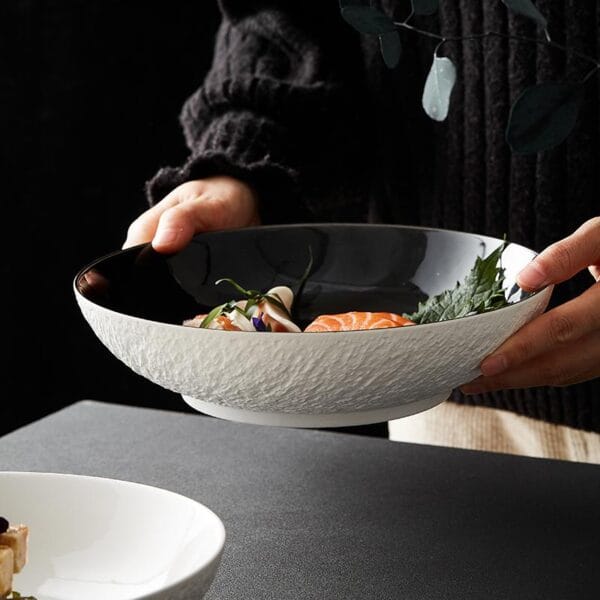 Nordic Ceramic Pasta Plate Set Wholesale - Image 2
