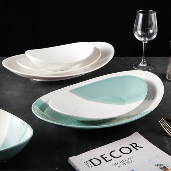 Nordic Ceramic Oval Serving Dishes Wholesale - Image 2