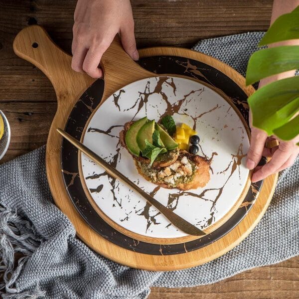 Nordic Ceramic Steak Dessert Plate Wholesale - Image 2