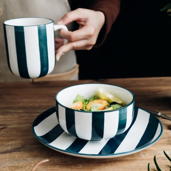 Nordic Ceramic Serving Plate Handle Wholesale - Image 4