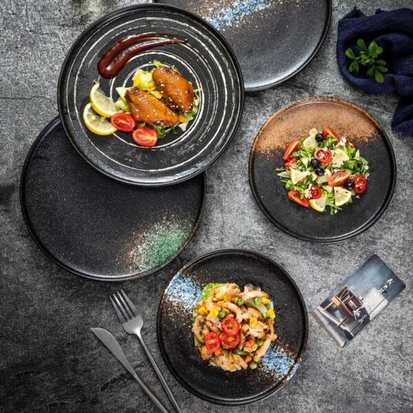 Marble Stoneware Dinner Plate Wholesale - Image 2
