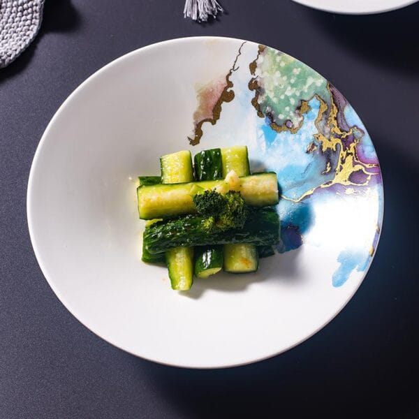 Blue White Porcelain Soup Plate Wholesale - Image 2
