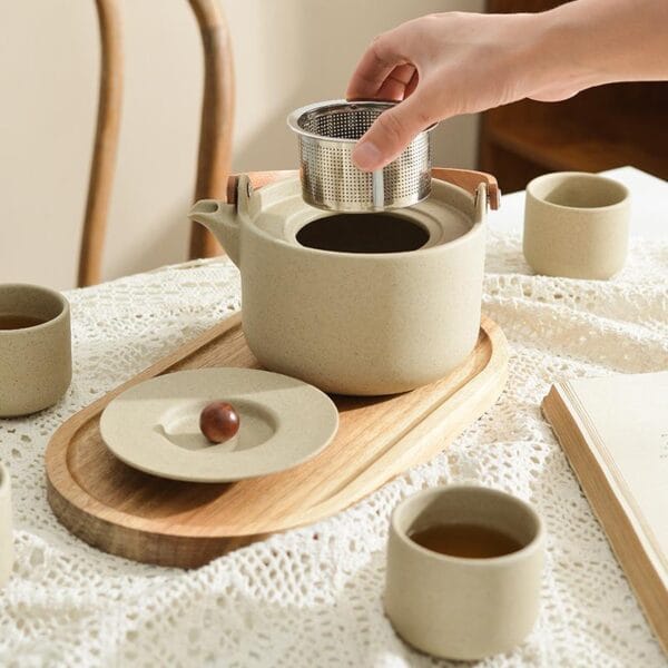 Nordic Ceramic Tea Coffee Set Wholesale Afternoon Tea - Image 4