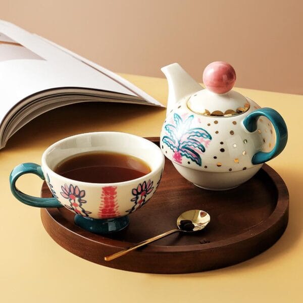 Bone China Tea for One Set Wholesale European - Image 2