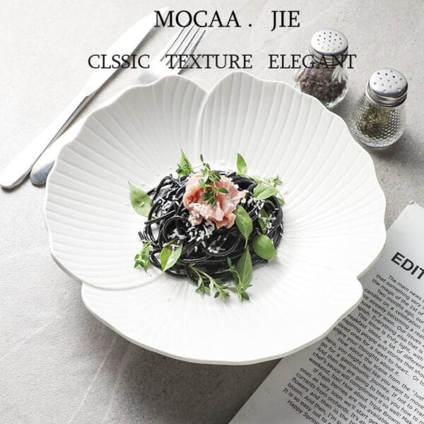 Nordic Porcelain Dessert Fruit Plate Wholesale - Image 2