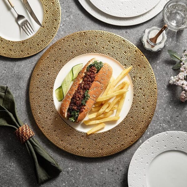 Meteorolite Ceramic Dinner Plate Wholesale - Image 3