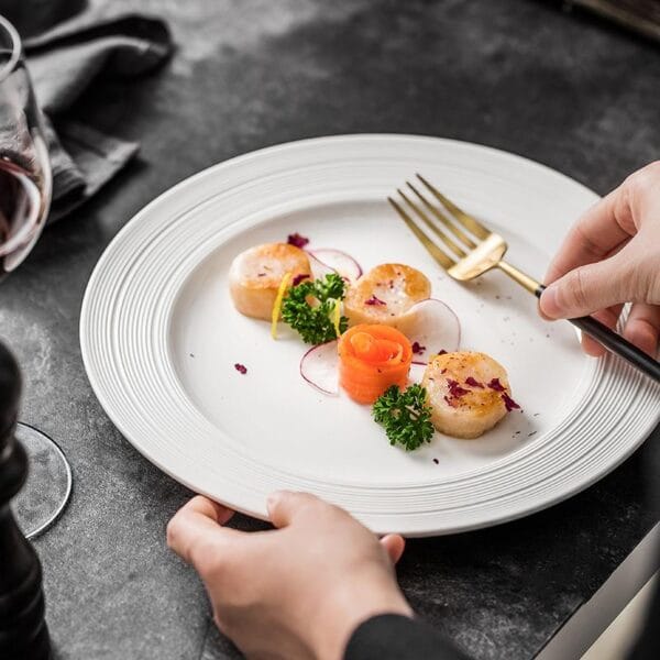 Nordic Ceramic Dinnerware Pasta Plate Wholesale - Image 3