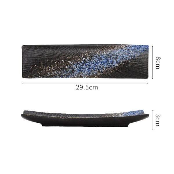 Irregular Rectangular Porcelain Sushi Plate Wholesale