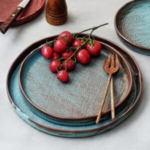 Irregular White Ceramic Dinner Plate Wholesale