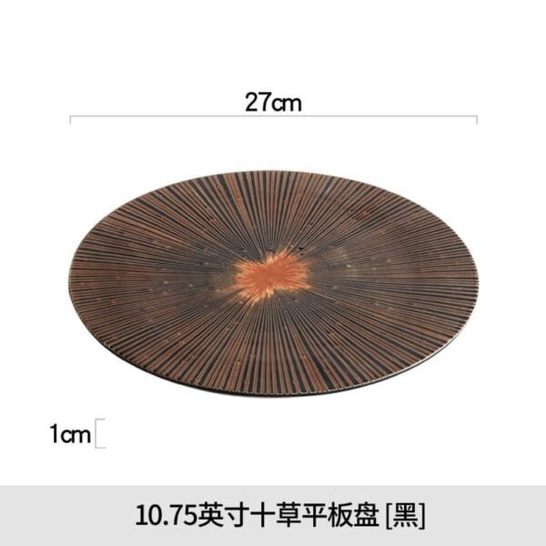 Stone Grain Ceramic Dinner Plate Wholesale - Image 4