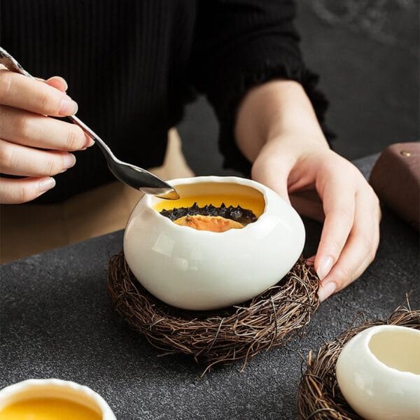 Porcelain Bird Nest Egg Shell Bowl Wholesale - Image 2