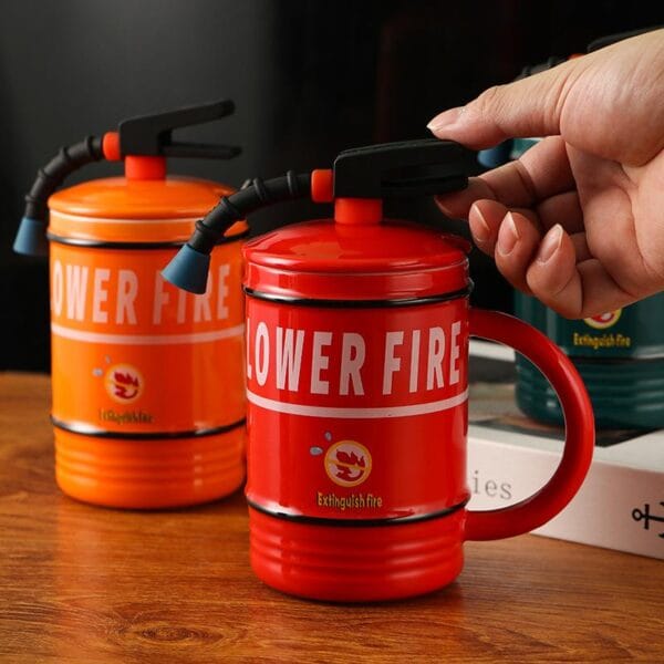 Fire Extinguisher Ceramic Mug Wholesale - Image 4