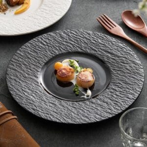 Porcelain Dinner Plate Embossed Steak Wholesale