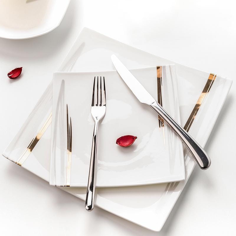 Raindrop Porcelain Round Plate Wholesale - Image 2