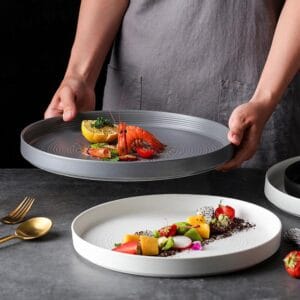 Custom White Dessert Plate Wholesale