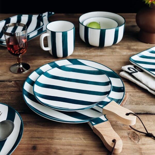 Nordic Ceramic Serving Plate Handle Wholesale - Image 2