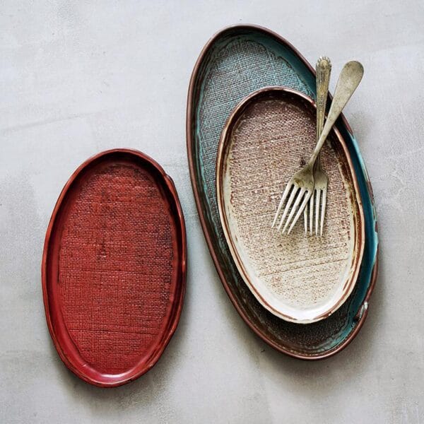 Blue Ceramic Dinnerware Fish Dishes Wholesale - Image 2