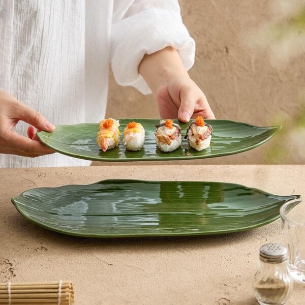 Ceramic Leaf Shaped Plates Custom Wholesale - Image 4