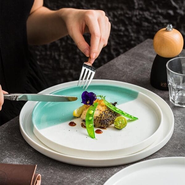 Bone China Dinnerware Set Gold Design Wholesale - Image 3