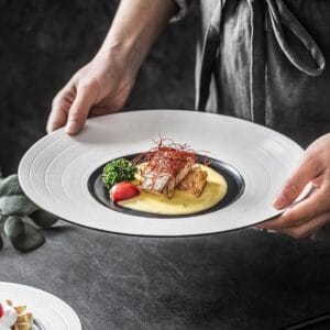 Ceramic Steak Charger Plate Wholesale