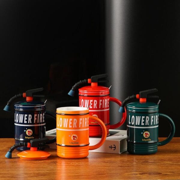 Fire Extinguisher Ceramic Mug Wholesale