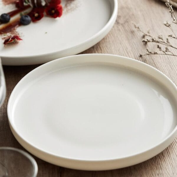 Custom Logo Porcelain Steak Plate Wholesale - Image 4