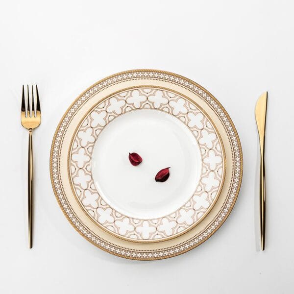 Marble Black White Ceramic Tableware Wholesale - Image 2