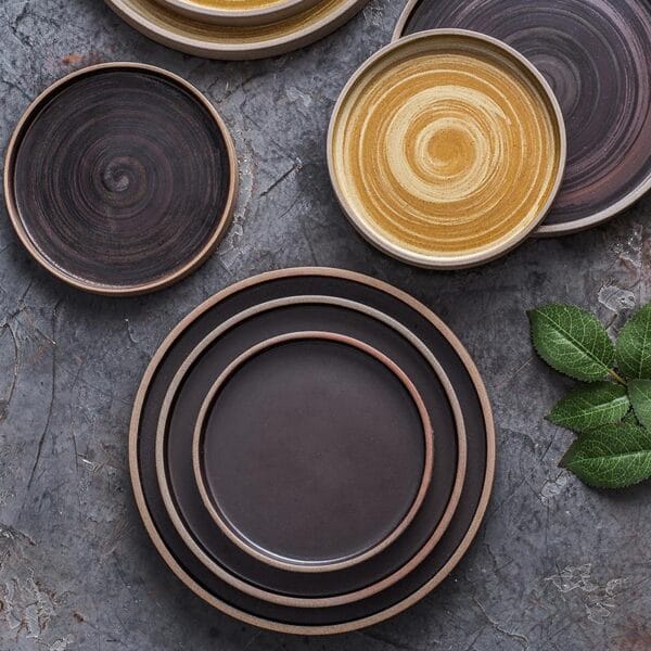 Japanese Stoneware Dinner Plate Wholesale - Image 2