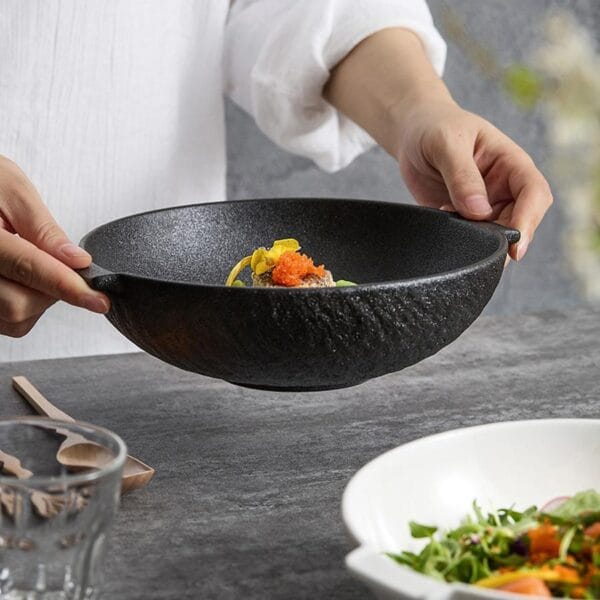 Matte White Ceramic Dinner Plate Set Wholesale - Image 2