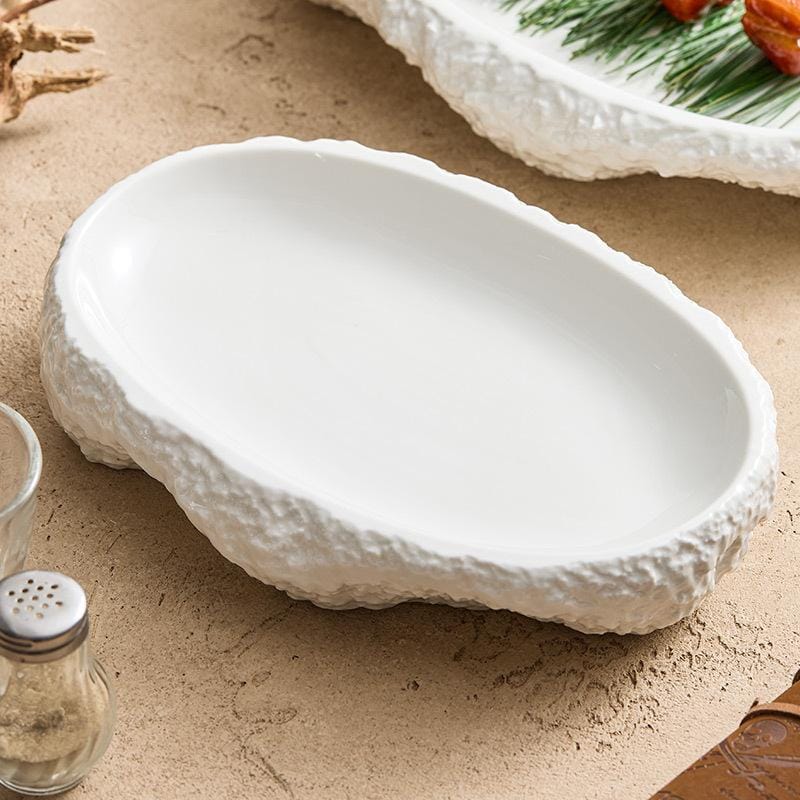 Porcelain Oval Dinner Plate Multi Size Wholesale - Image 3