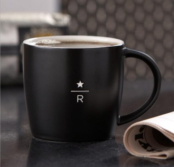 Black Matte Ceramic Water Mug Wholesale - Image 3