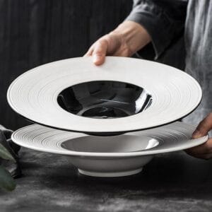 Flower Pattern Porcelain Dinner Plate Wholesale