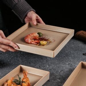 Green Ceramic Pasta Bowl Set Wholesale