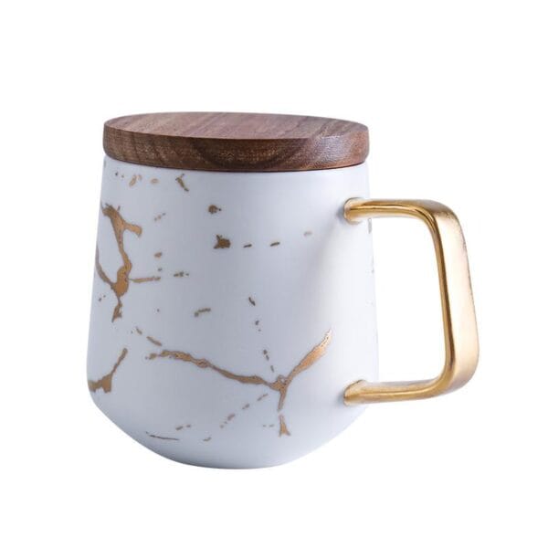 Marble Gold Ceramic Coffee Mug Wholesale - Image 4