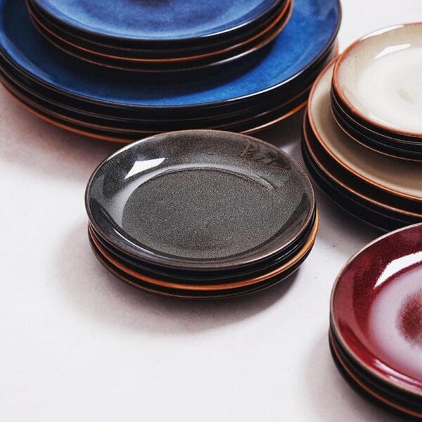 Nordic Glazed Ceramic Appetizer Tray Wholesale - Image 3