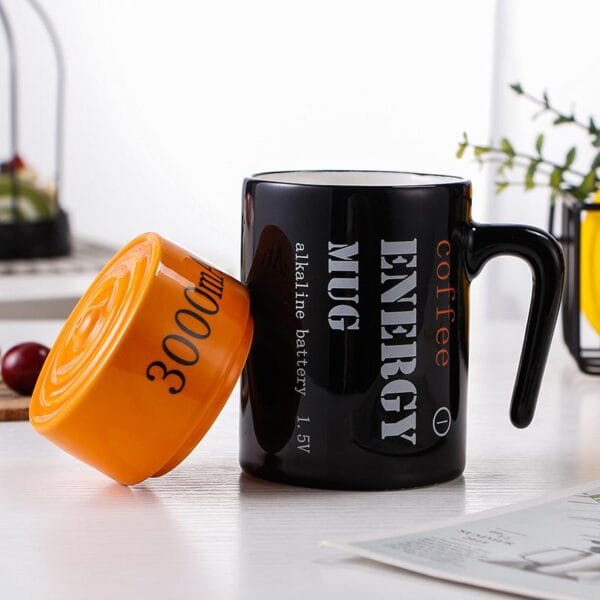 Battery Shape Ceramic Mug Wholesale - Image 3