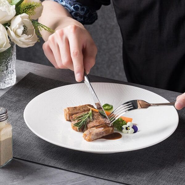 HoReCa Vintage Porcelain Dinner Plate Wholesale