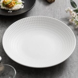 Custom Logo Porcelain Deep Soup Plate Wholesale