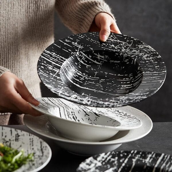 Nordic Ceramic Meteor Shower Plate Wholesale - Image 3