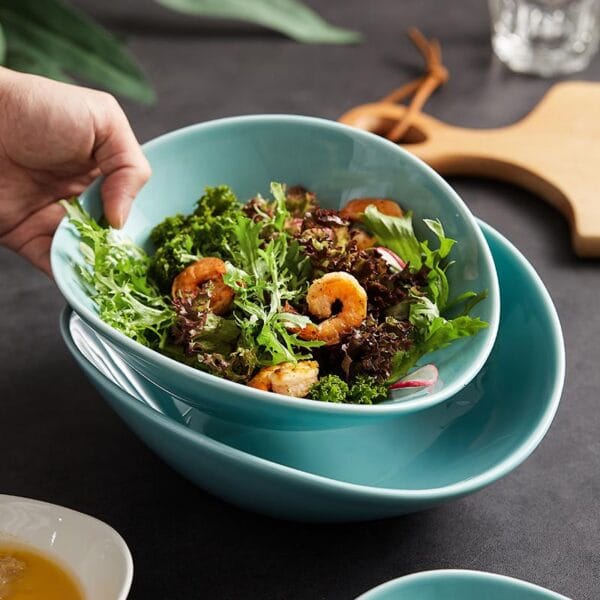 Glossy Glaze Ceramic Snack Bowl Wholesale - Image 3