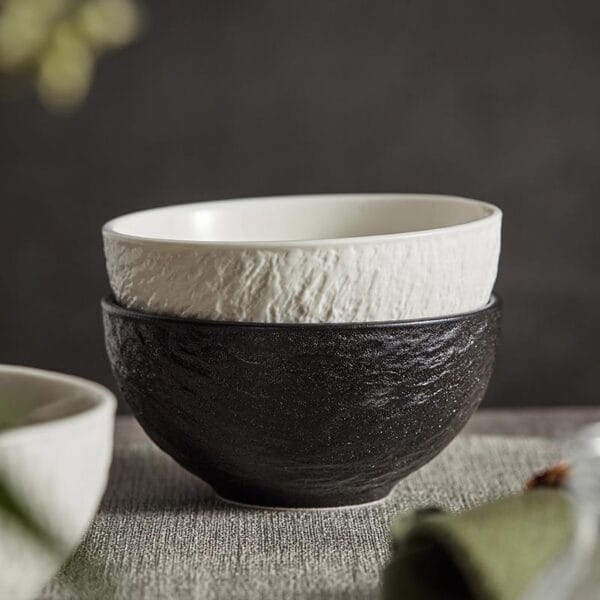 White Ceramic Round Porcelain Bowls Wholesale