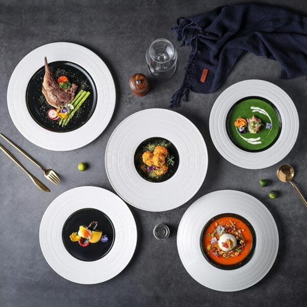 Eco-Friendly Irregular Ceramic Dessert Plate Wholesale - Image 2