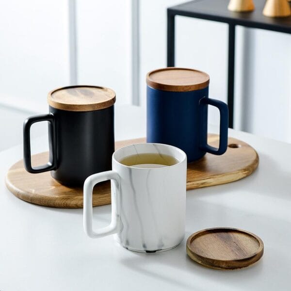 Marble Ceramic Coffee Mug with Gift Box Wholesale - Image 4