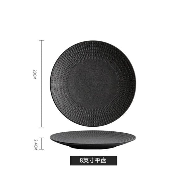 Nordic Straw Hat Ceramic Plate Wholesale - Image 3