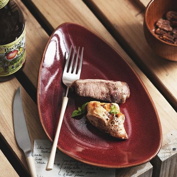 HoReCa Custom Logo Porcelain Shallow Plate Wholesale - Image 3