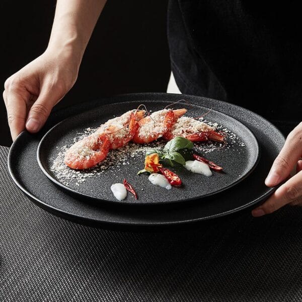 Retro White Ceramic Soup Plate Wholesale - Image 4