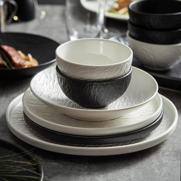 Black Rectangle Ceramic Cheese Board Wholesale - Image 4