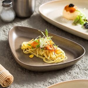 Ceramic Triangle Snack Plate Wholesale